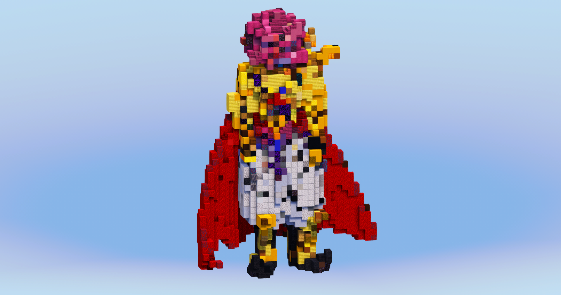 Lord Boros from One Punch Man — Minecraft Build by LeonisBuilds