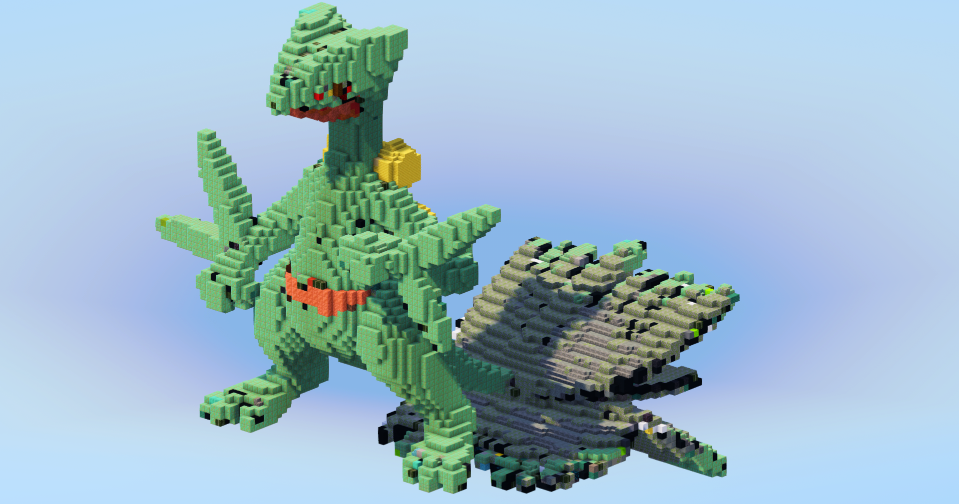 Sceptile — Minecraft Build by LeonisBuilds