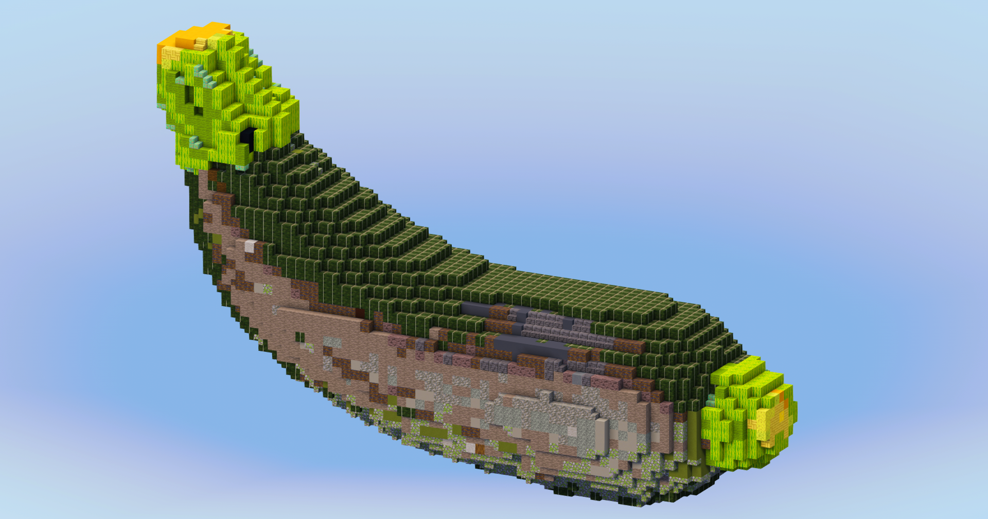 Zucchini Vegetable — Minecraft Build by LeonisBuilds