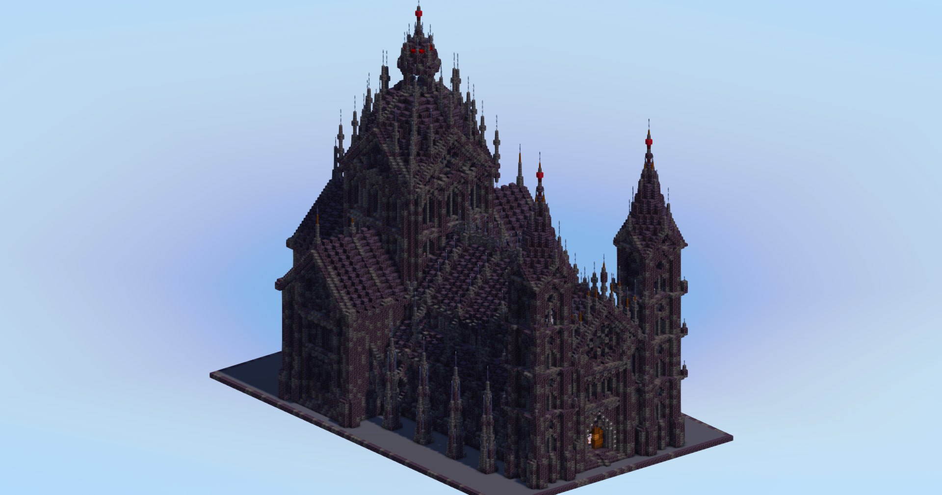 Blackstone Gothic Cathedral — Minecraft Build by LeonisBuilds