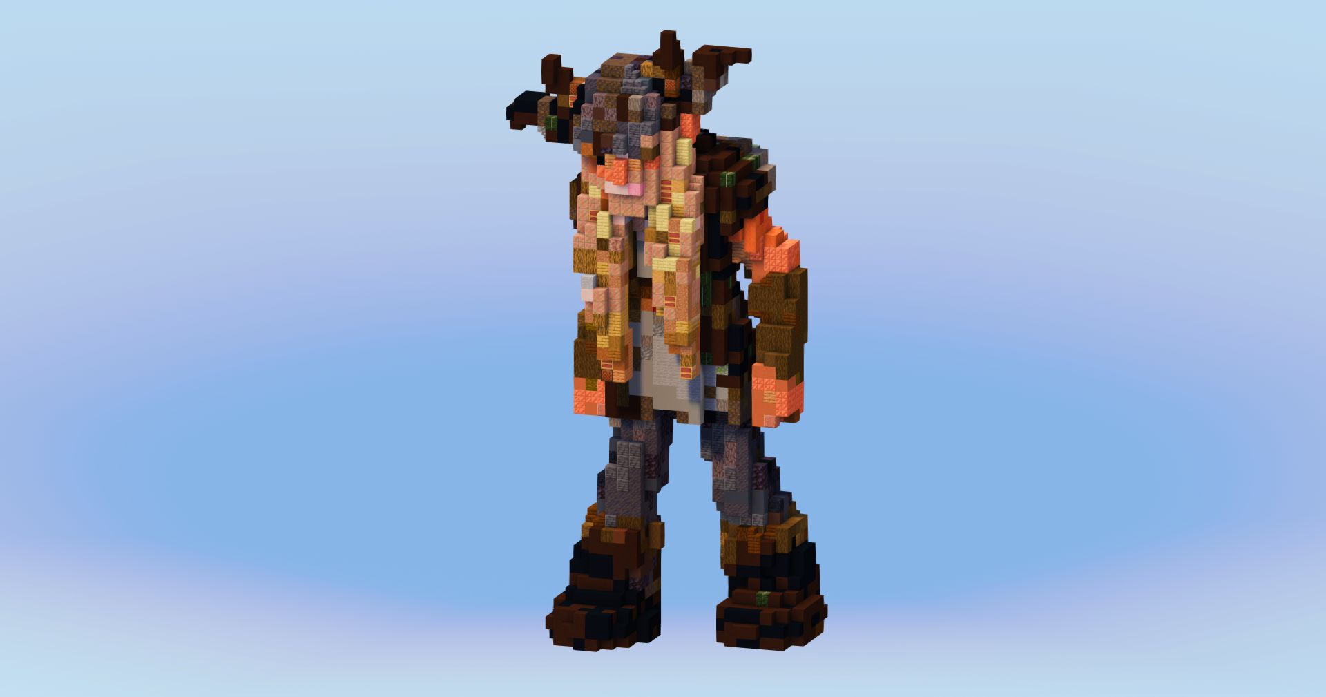 Tuffnut from How To Train Your Dragon — Minecraft Build by LeonisBuilds