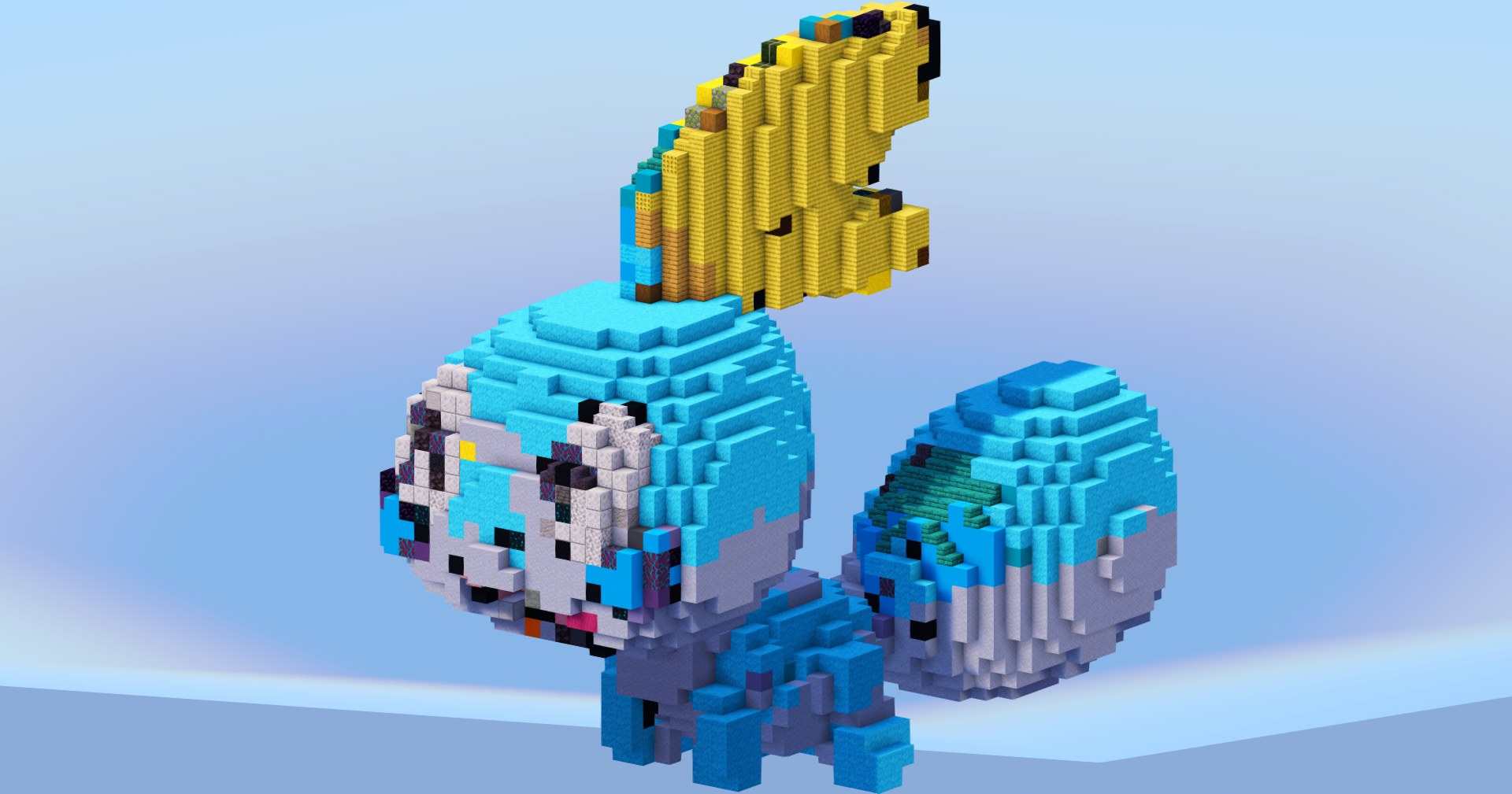 Sobble from Pokemon — Minecraft Build by LeonisBuilds