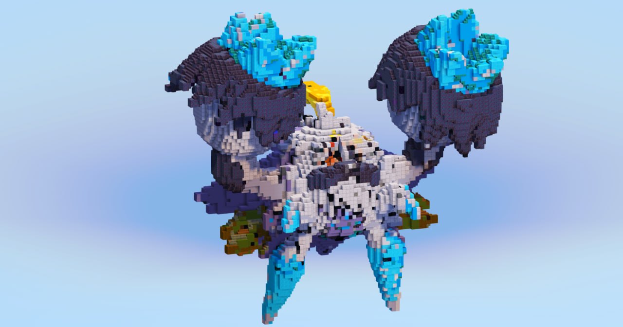 Mega Crabominable — Minecraft Build by LeonisBuilds