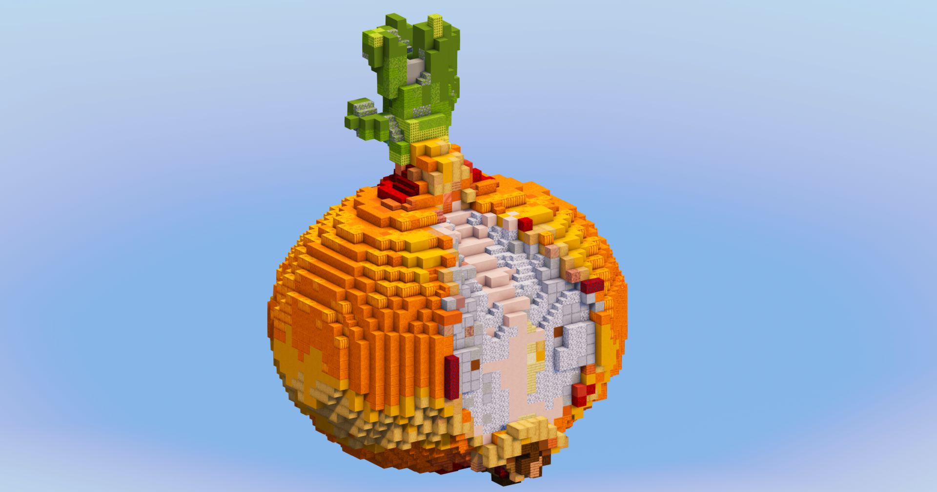 Onion Vegetable — Minecraft Build by LeonisBuilds