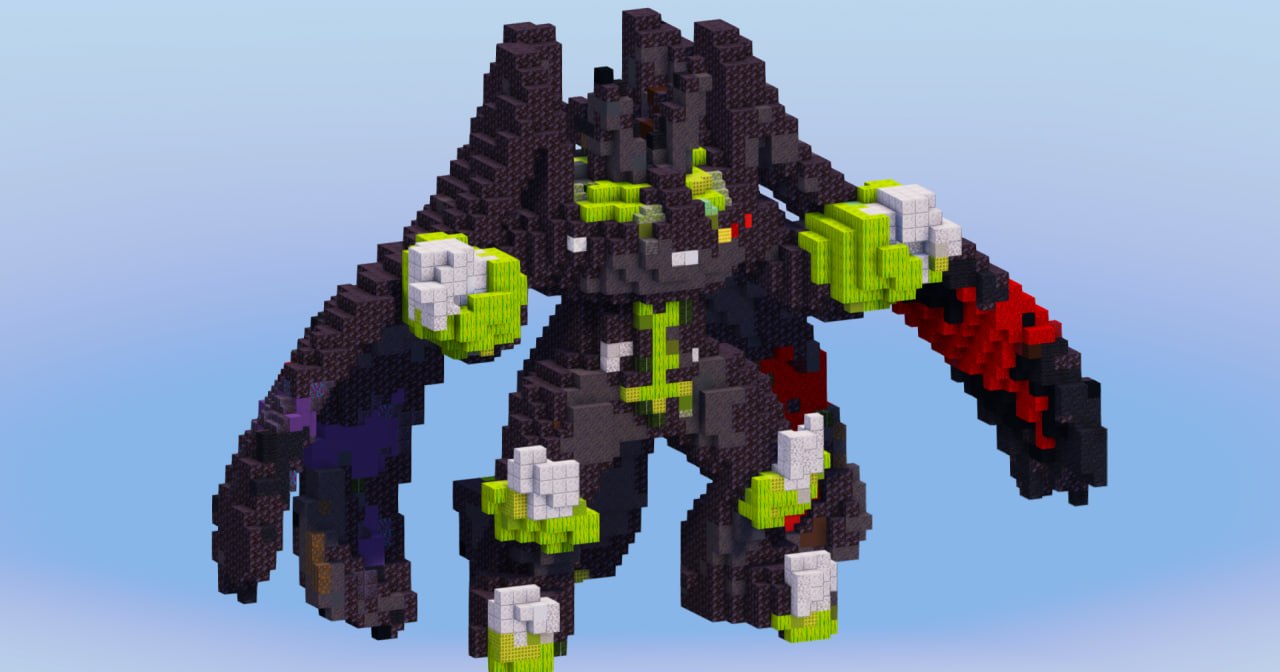 Zygarde Complete Form from Pokemon — Minecraft Build by LeonisBuilds