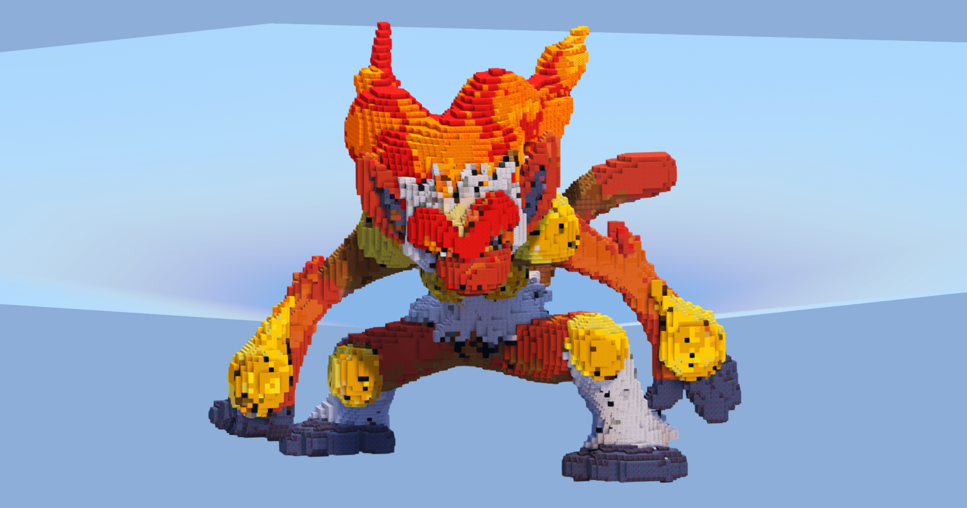 Infernape — Minecraft Build by LeonisBuilds