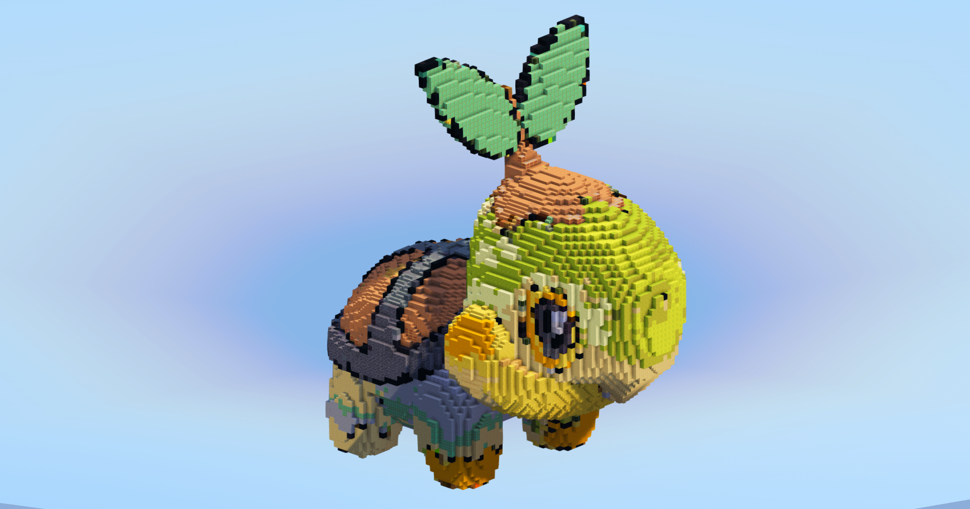 Turtwig — Minecraft Build by LeonisBuilds