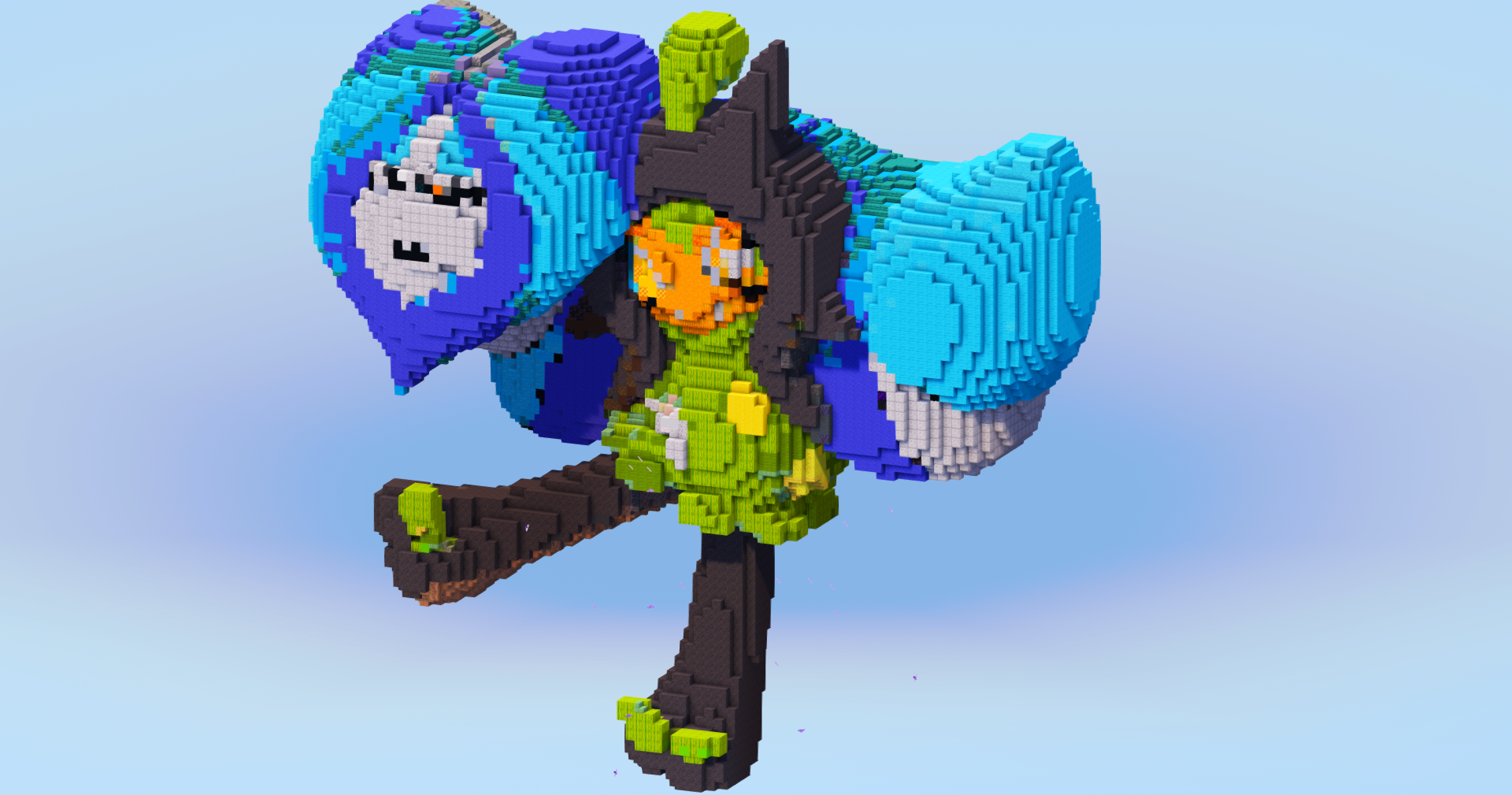 Ogerpon Wellspring Mask — Minecraft Build by LeonisBuilds
