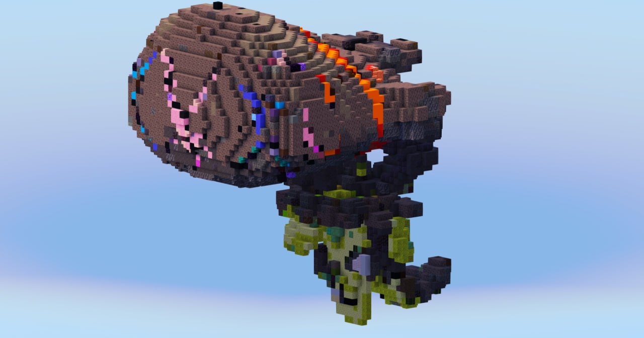 Mega Zygarde from Pokemon — Minecraft Build by LeonisBuilds