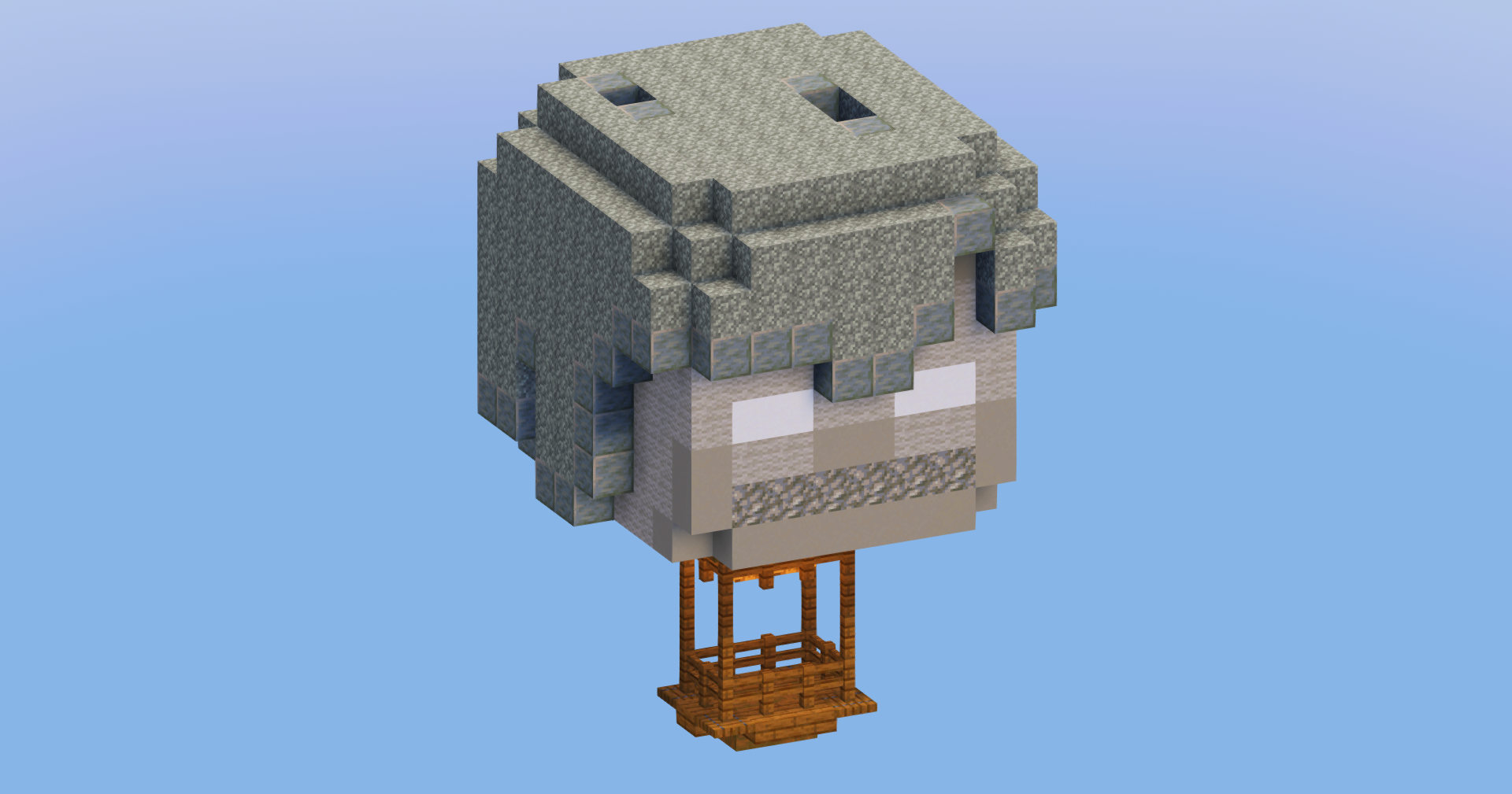 Stray Hot Air Balloon — Minecraft Build by LeonisBuilds