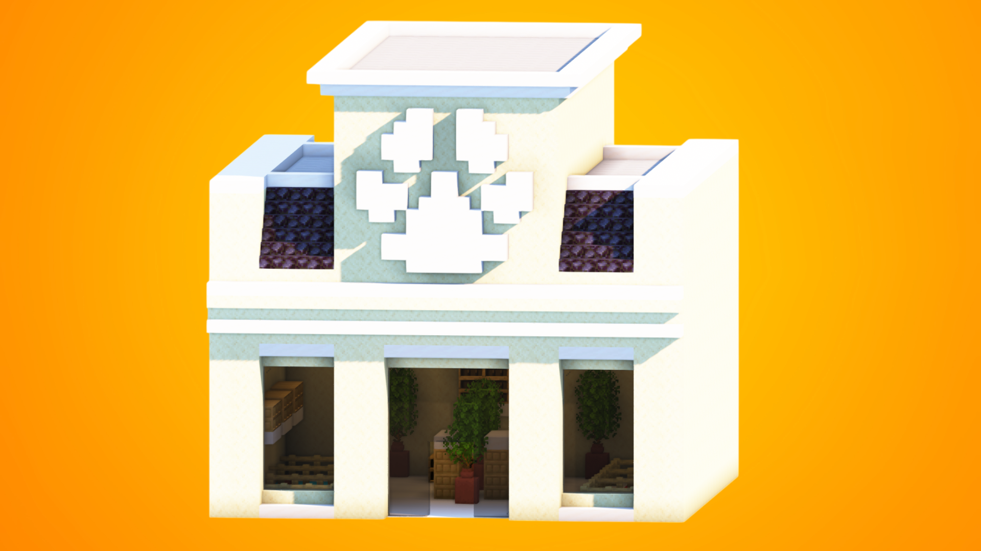 Detailed Pet Shop / Pet Store Building — Minecraft Build by RaekonBuilds