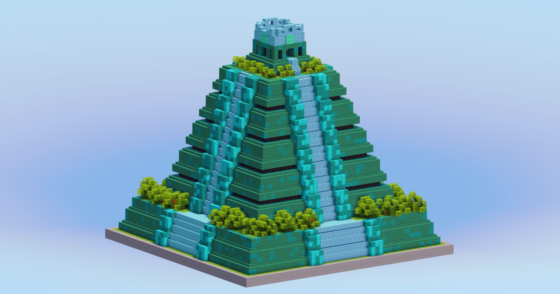 Mayan Temple Dark Prismarine