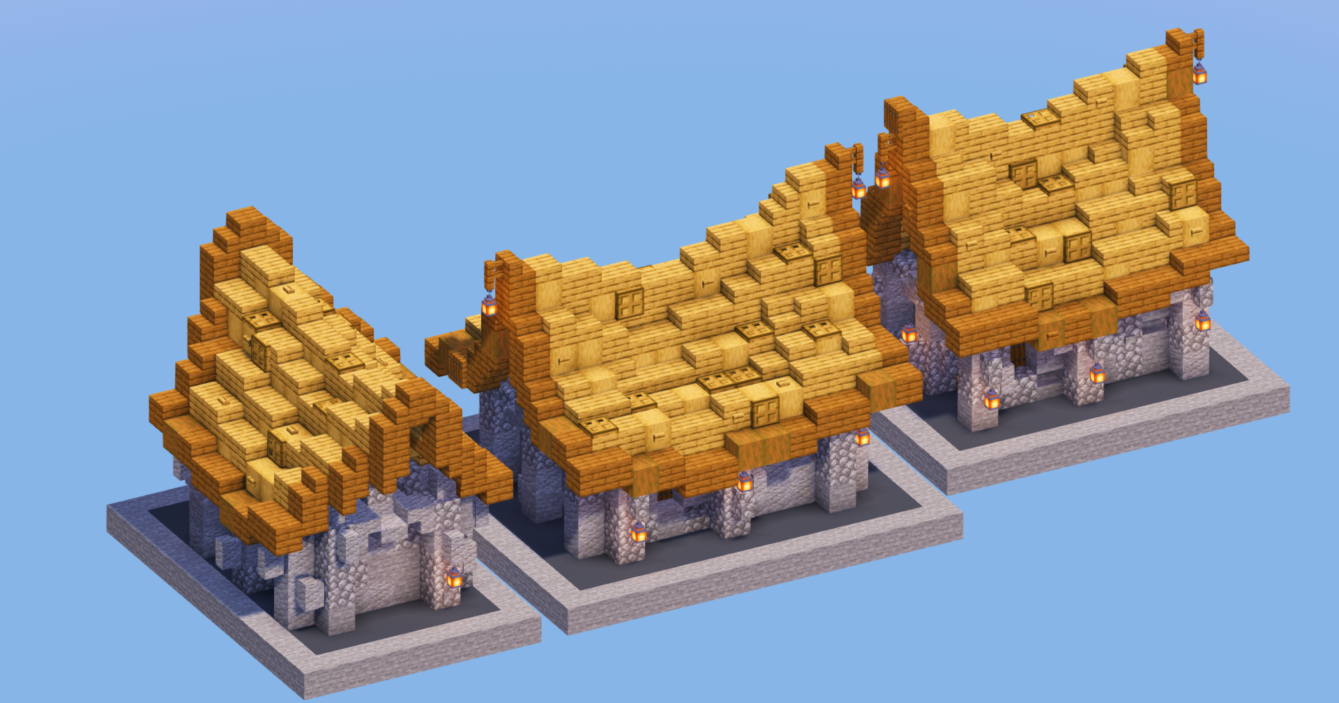 Oak Medieval House Pack — Minecraft Build by LeonisBuilds