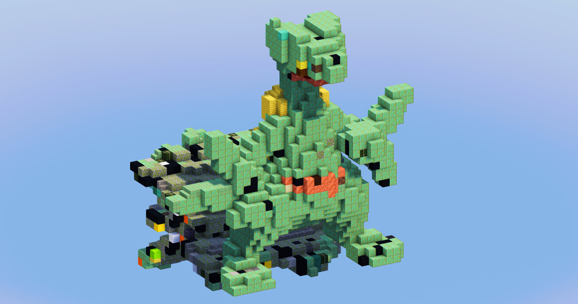 Sceptile from Pokemon — Minecraft Build by LeonisBuilds
