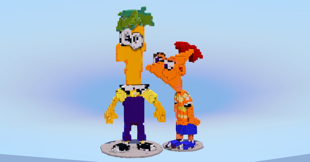 Phineas and Ferb — Minecraft Build by LeonisBuilds