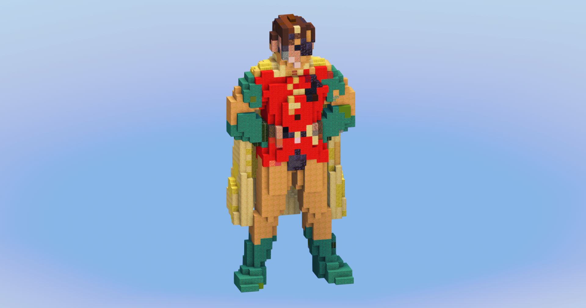 Robin from DC Comics — Minecraft Build by LeonisBuilds