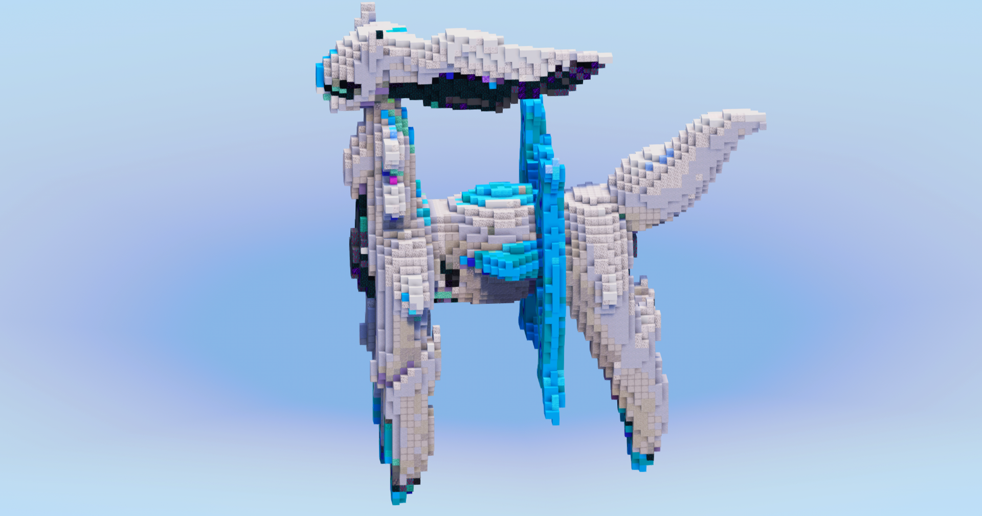 Arceus Water — Minecraft Build by LeonisBuilds