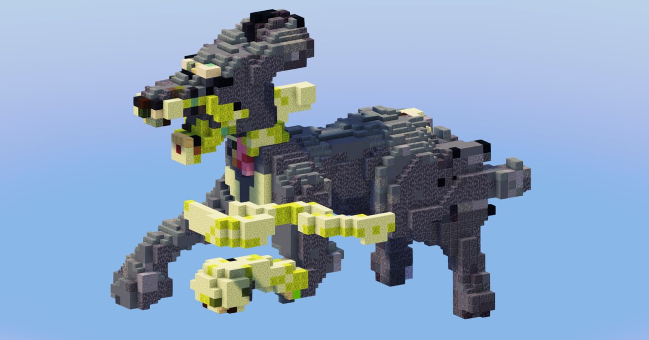 Zygarde 10% Form from Pokemon — Minecraft Build by LeonisBuilds