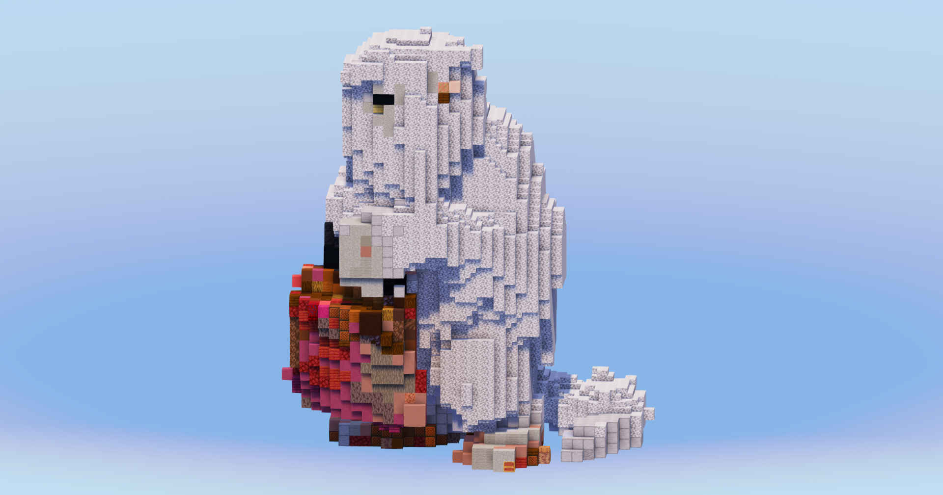 Demiguise from Harry Potter Fantastic Beasts and Where to Find Them — Minecraft Build by LeonisBuilds