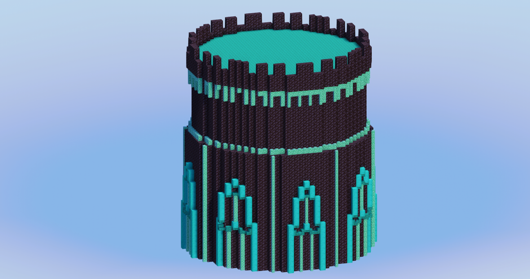 Dark Castle Large Section — Minecraft Build by LeonisBuilds