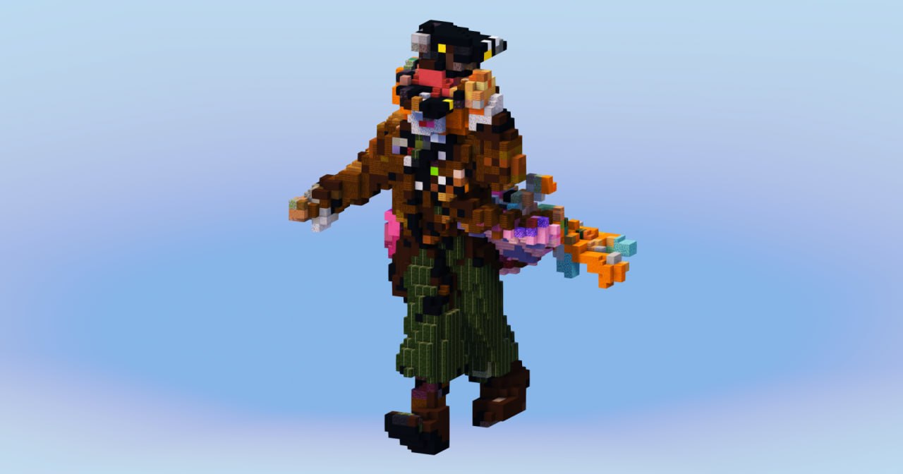 The Mad Hatter from Disney Alice in Wonderland — Minecraft Build by LeonisBuilds