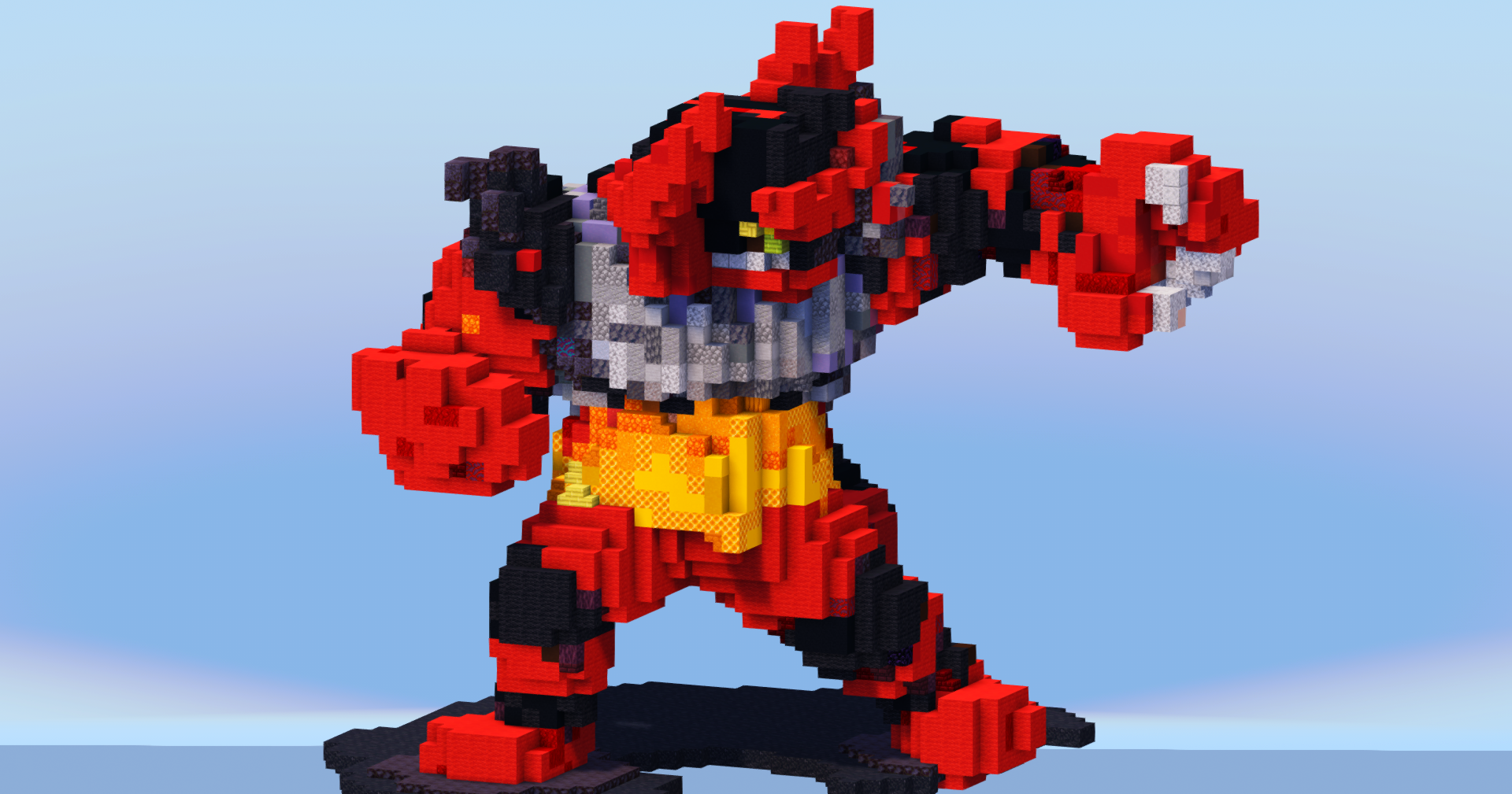 Incineroar from Pokemon — Minecraft Build by LeonisBuilds