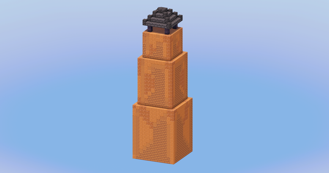 Mud Brick Palace Tower — Minecraft Build by LeonisBuilds
