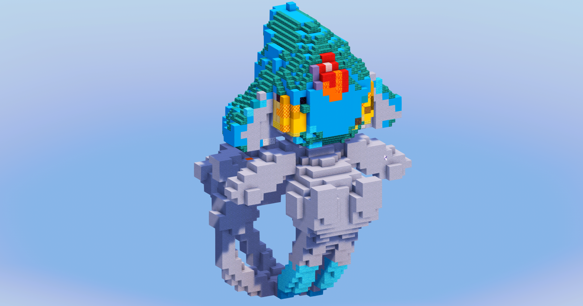 Azelf from Pokemon — Minecraft Build by LeonisBuilds