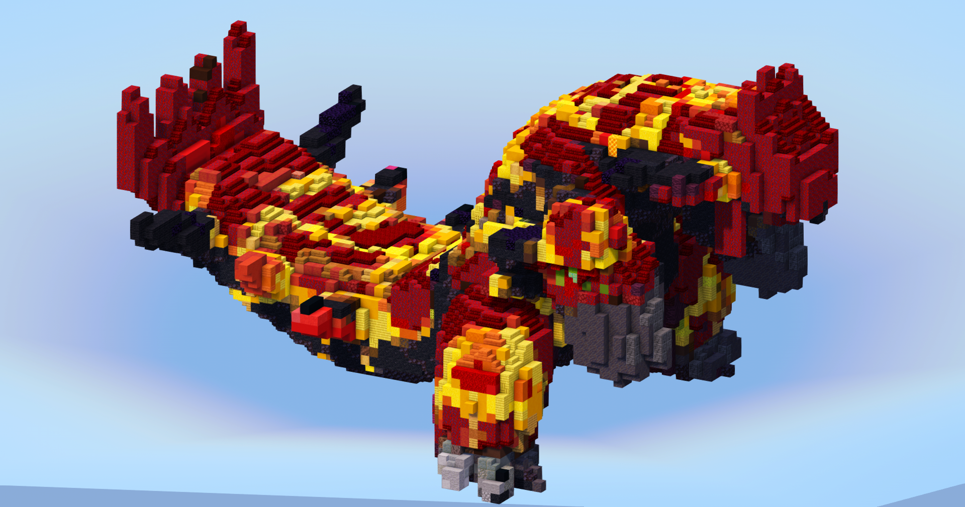 Primal Groudon from Pokemon — Minecraft Build by LeonisBuilds