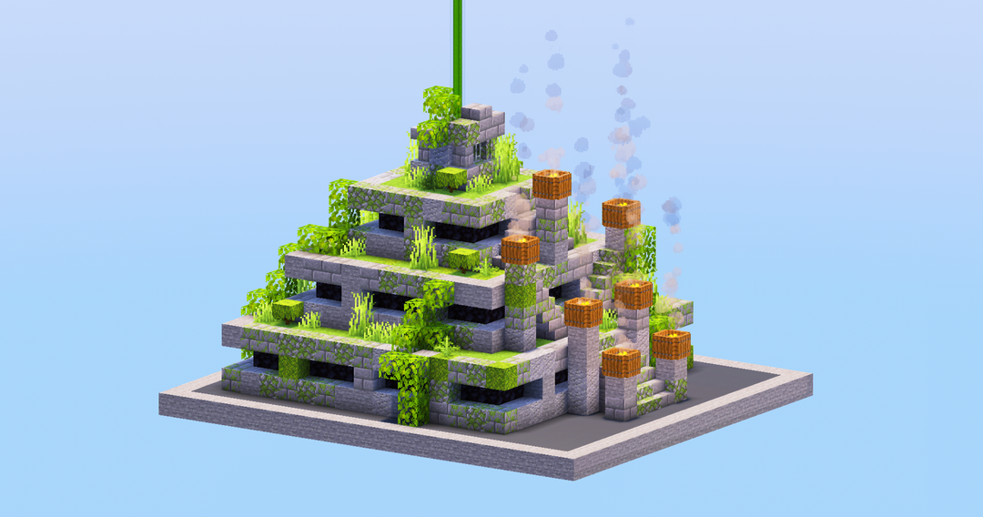 Mayan Pyramid Beacon Design