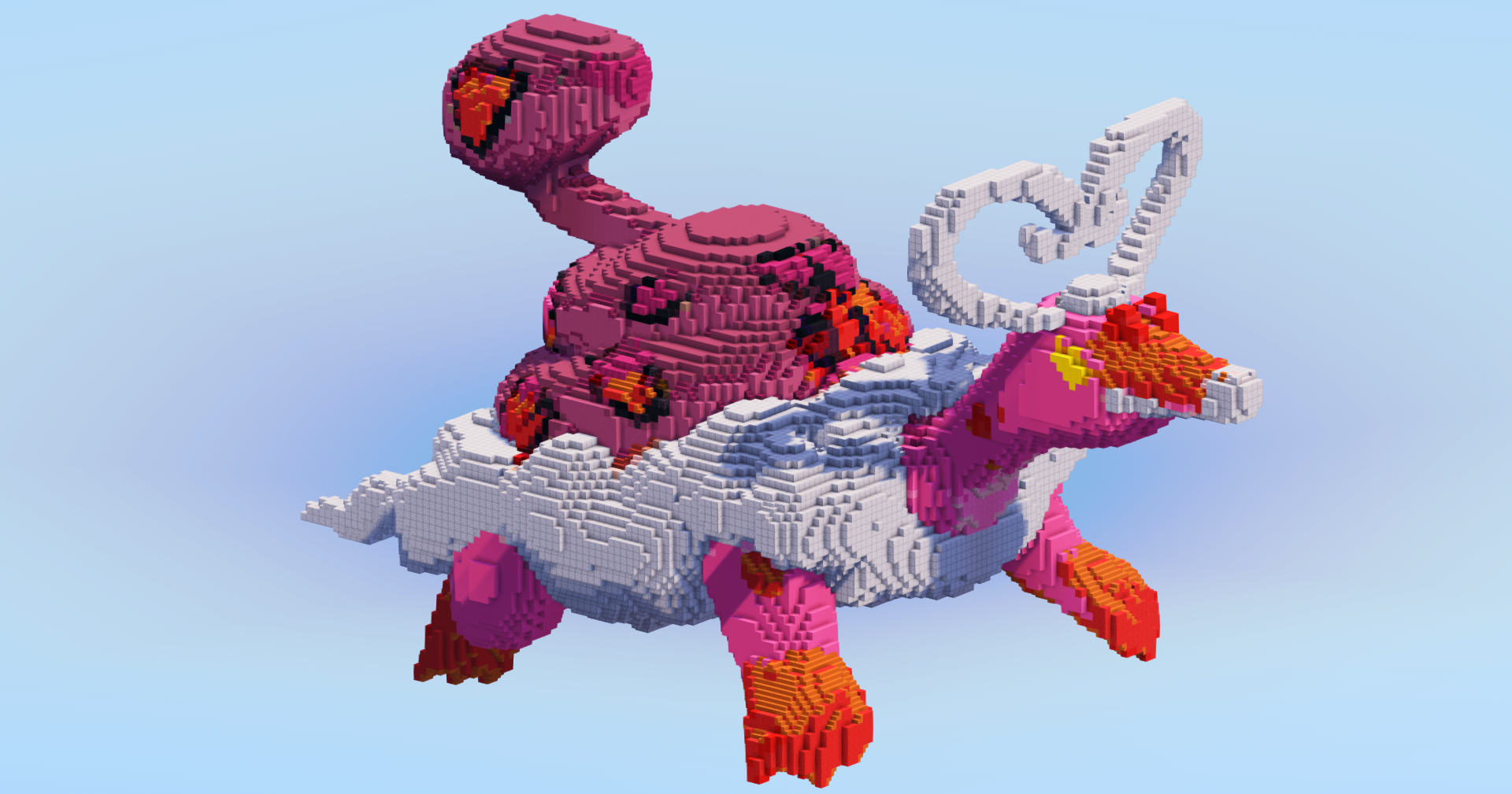 Enamorus Therian — Minecraft Build by LeonisBuilds