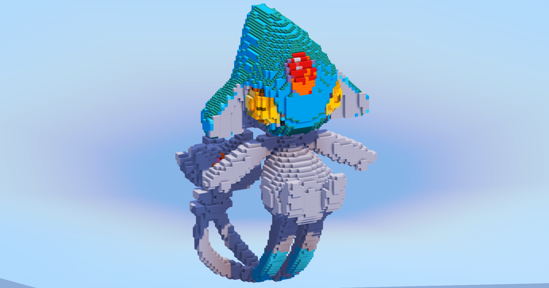Azelf — Minecraft Build by LeonisBuilds