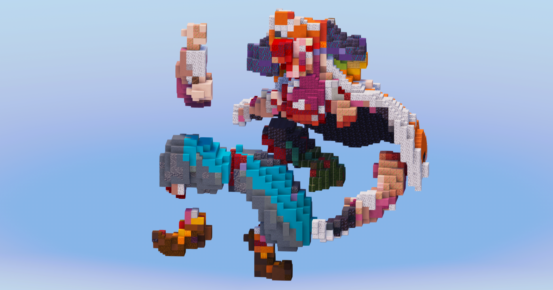 Buggy from One Piece — Minecraft Build by LeonisBuilds