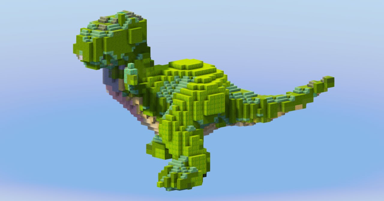 Rex from Disney Toy Story — Minecraft Build by LeonisBuilds