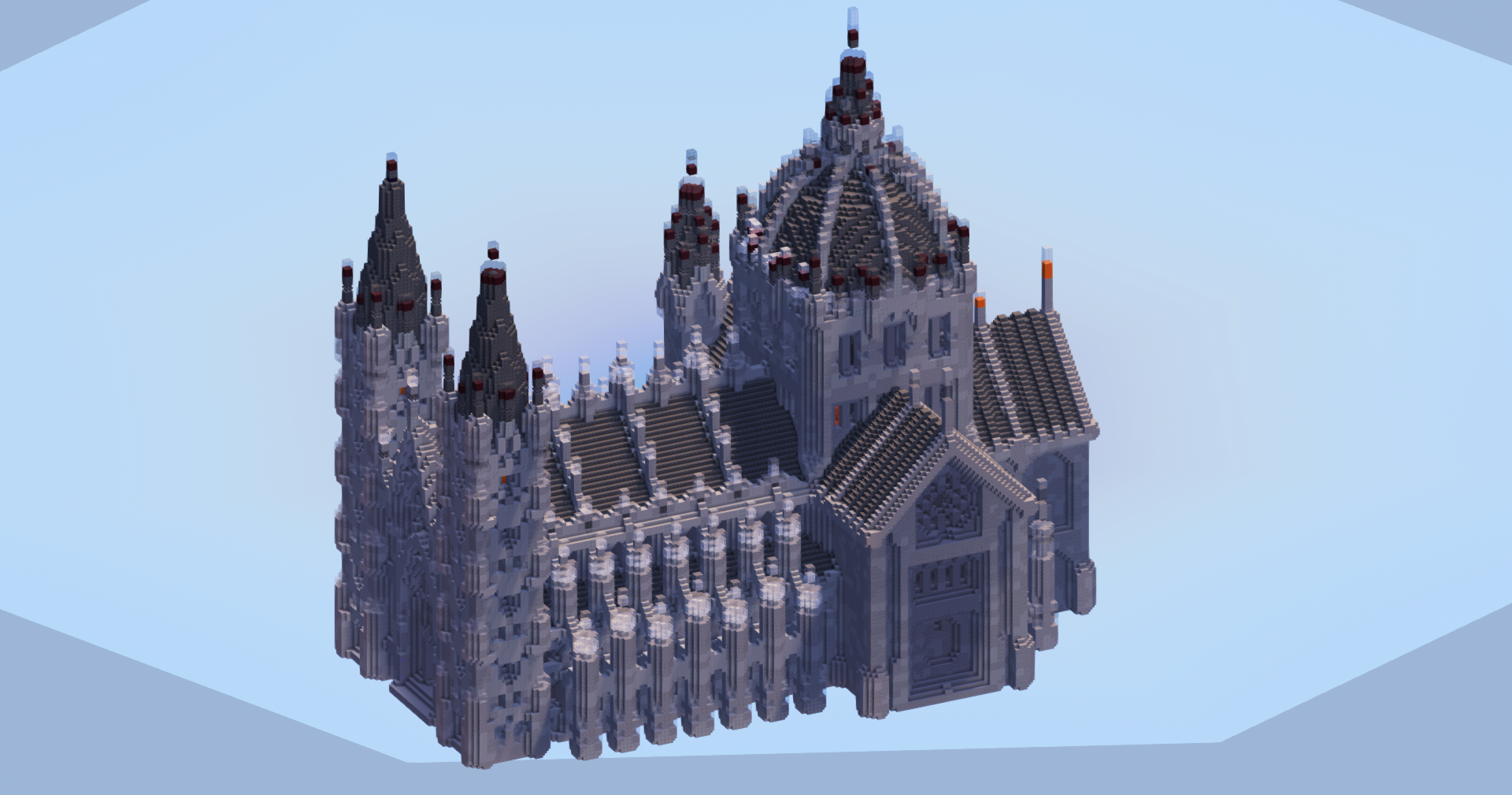 Biggest Gothic Cathedral in Minecraft