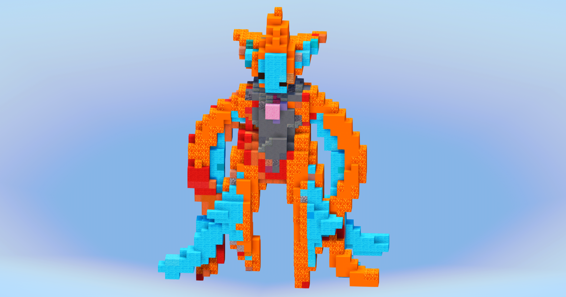 Deoxys Attack from Pokemon — Minecraft Build by LeonisBuilds
