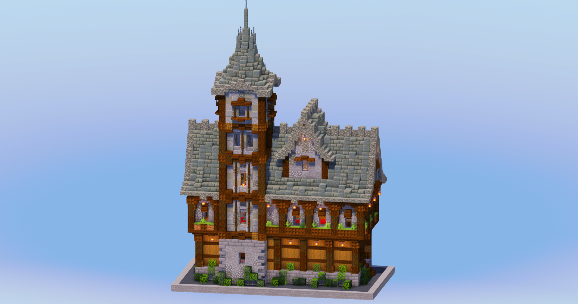 Medieval Town Hall Tuff Bricks
