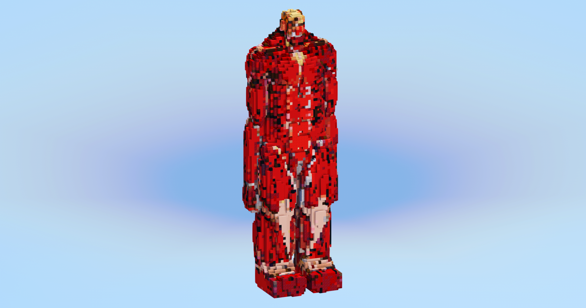 Colossal Titan — Minecraft Build by LeonisBuilds