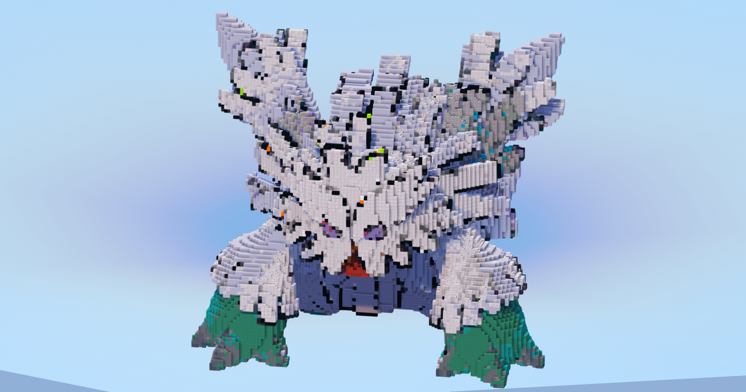 Mega Abomasnow from Pokemon — Minecraft Build by LeonisBuilds