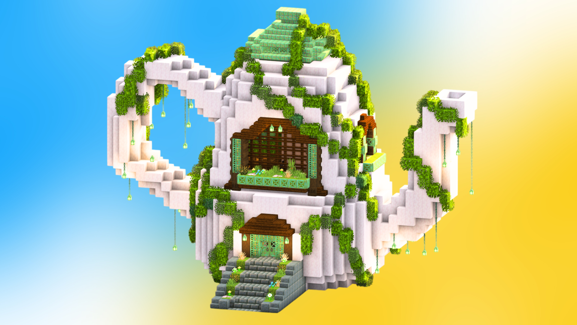 Natural Teapot House – Minecraft Fantasy Build