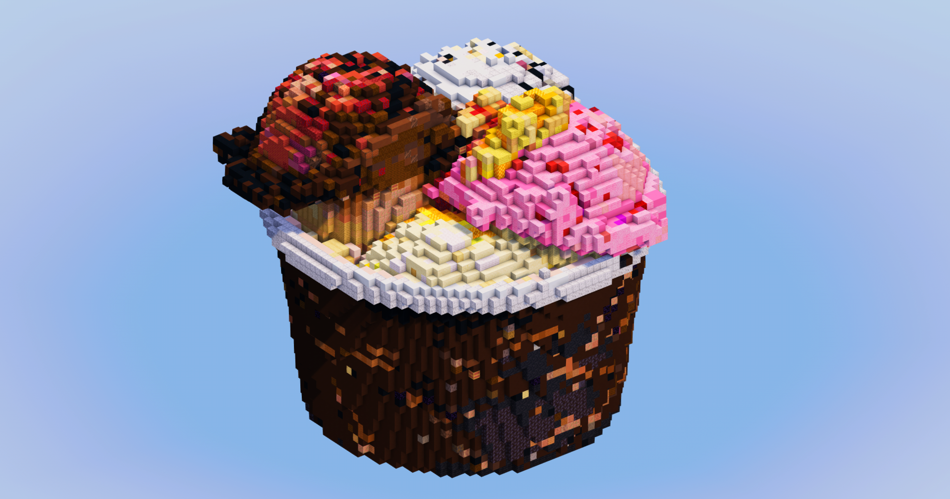 Ice-Cream Cup — Minecraft Build by LeonisBuilds