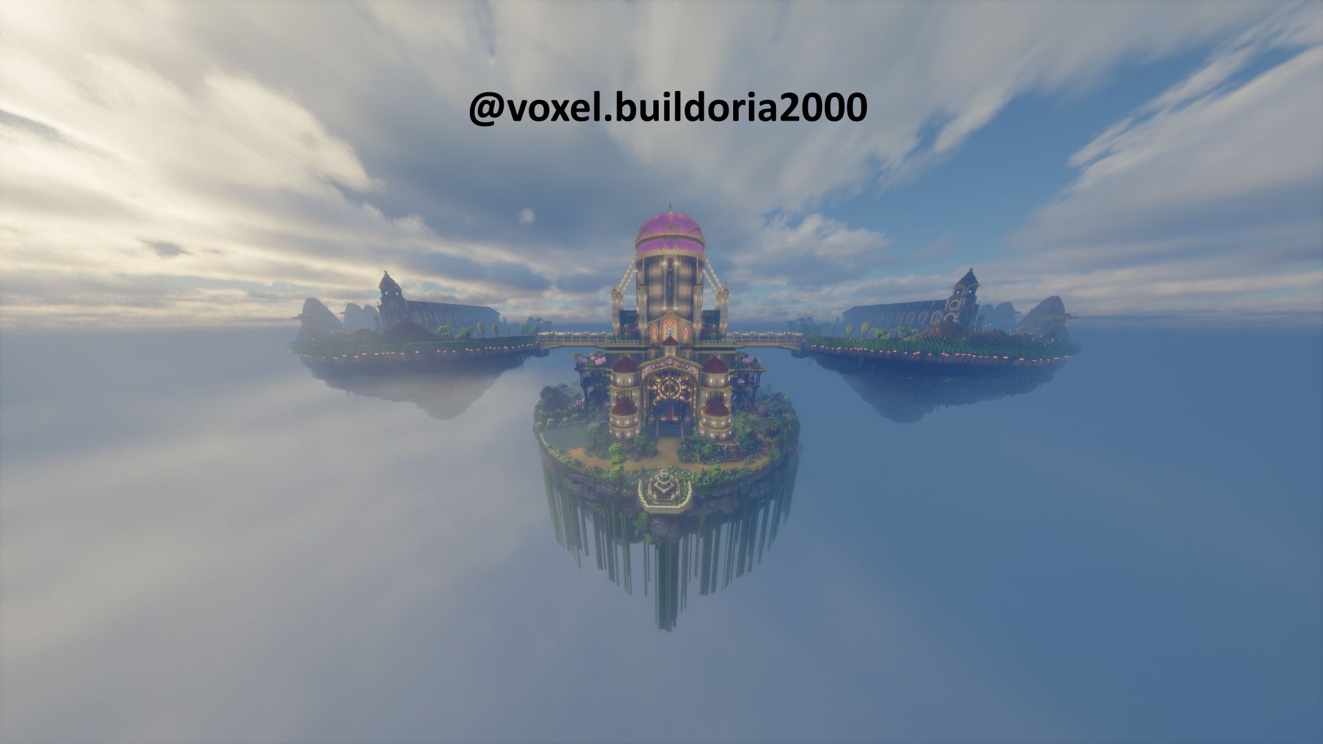Floating Islands — Minecraft Build by voxel.buildoria2000