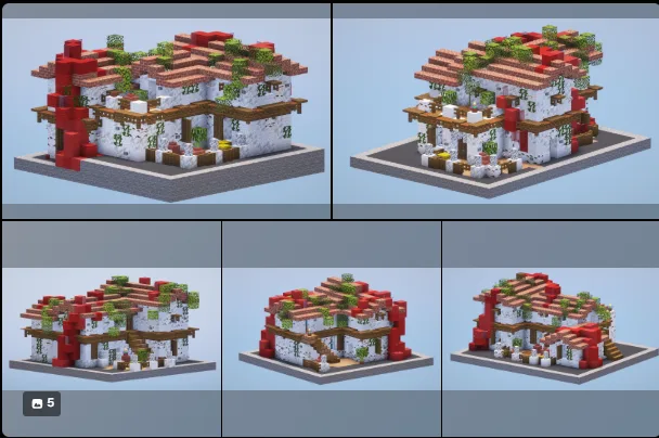 Fantasy Greek Houses 1-5
