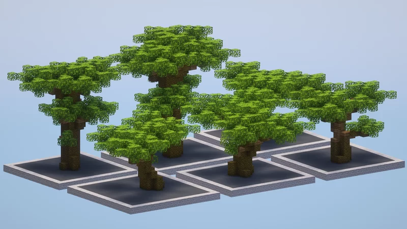 Custom Jungle Trees Pack