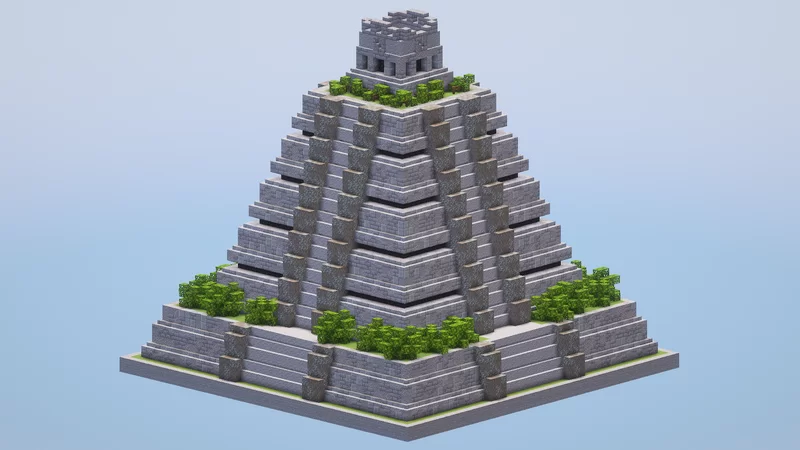 Mayan Pyramid Temple