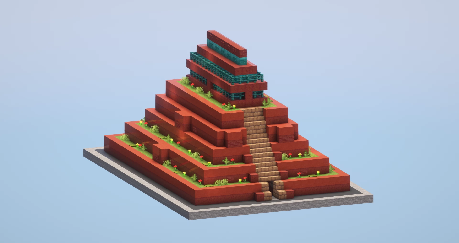 Aztec Pyramid Sc&tech Aztec Pyramid Temple - Minecraft Build by LeonisBuilds - MinecraftSchem