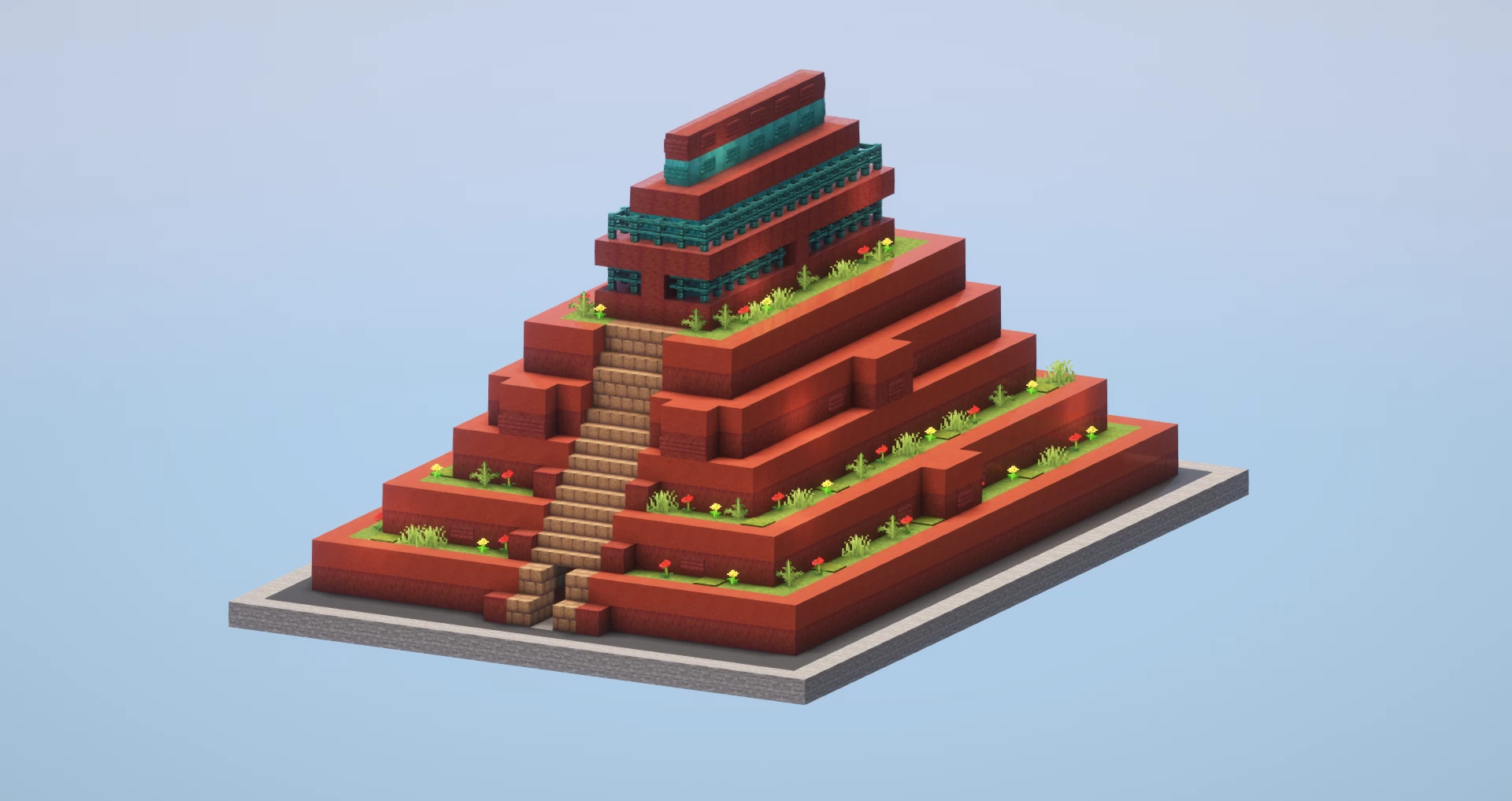 Aztec Pyramid Temple - Minecraft Build by LeonisBuilds - MinecraftSchem