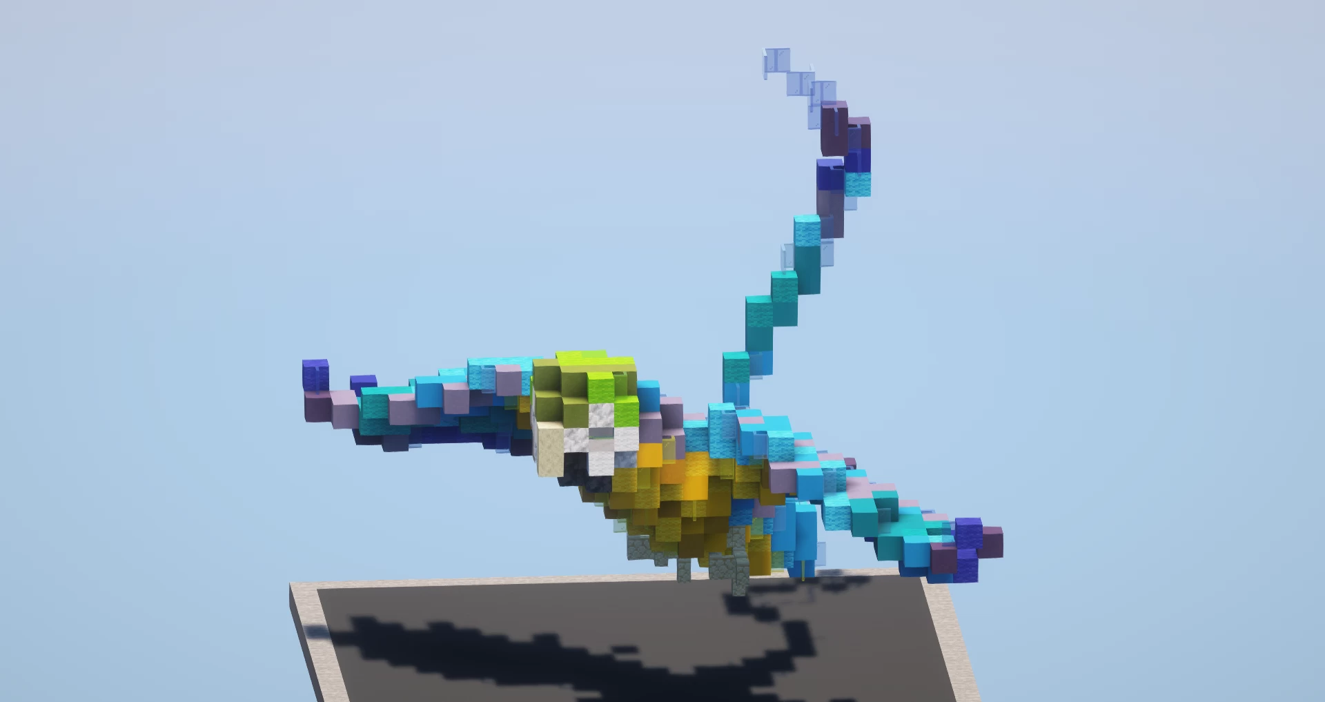 Light Blue Parrot