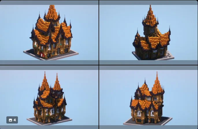 Orange Fantasy House 1-4