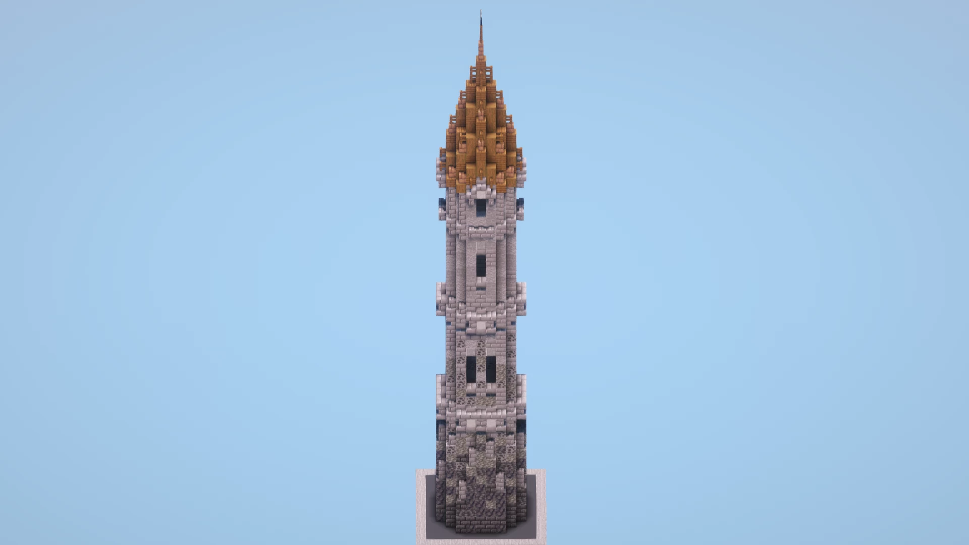 Stone Bricks Fantasy Tower